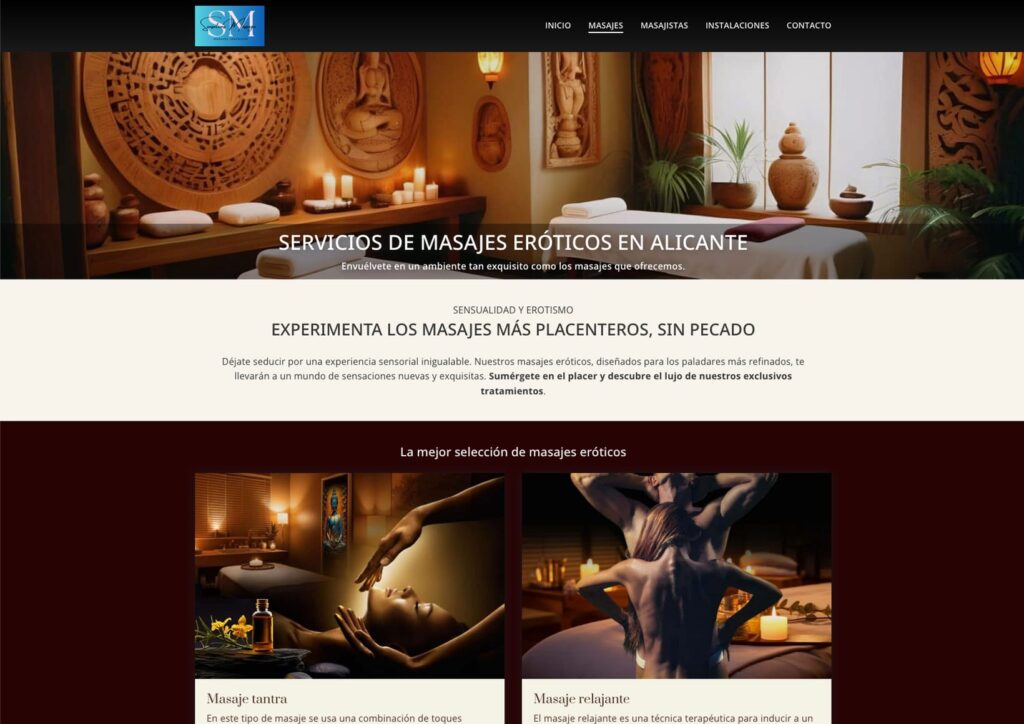 Web sensationsmassage-vip.com